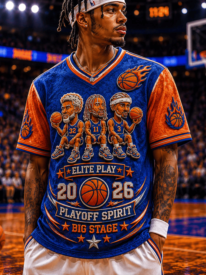 Premium NBA X NYK Game Day Streetwear Shirt NDT VHM 040626