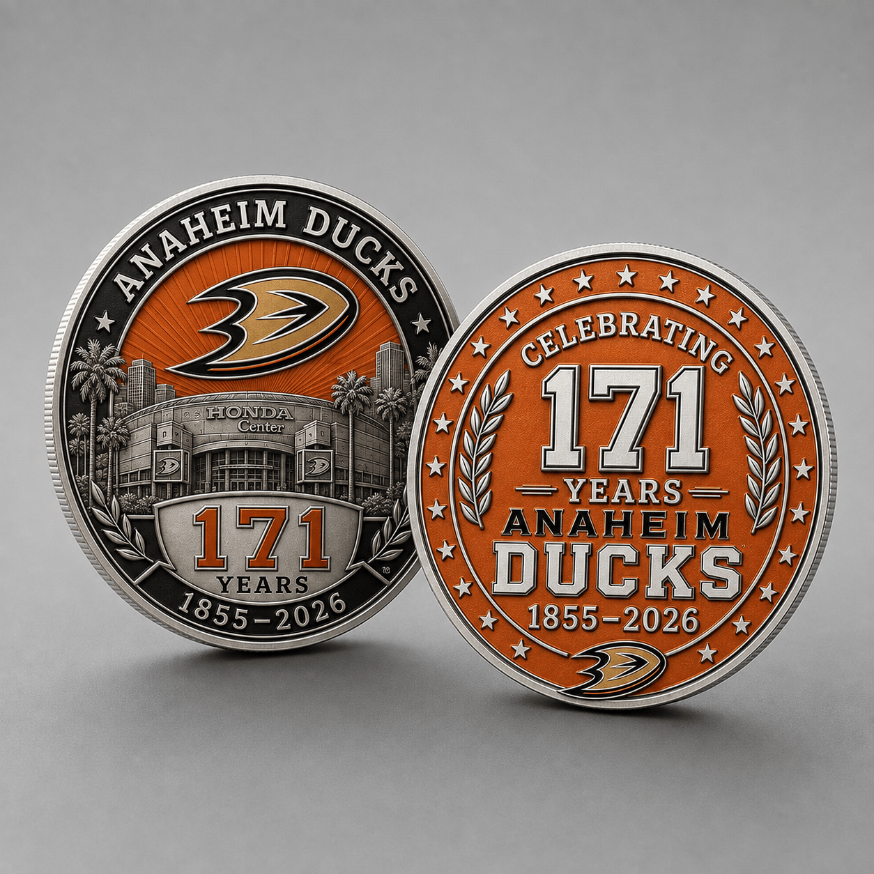 AD Premium NHL Anniversary Commemorative Challenge Coin