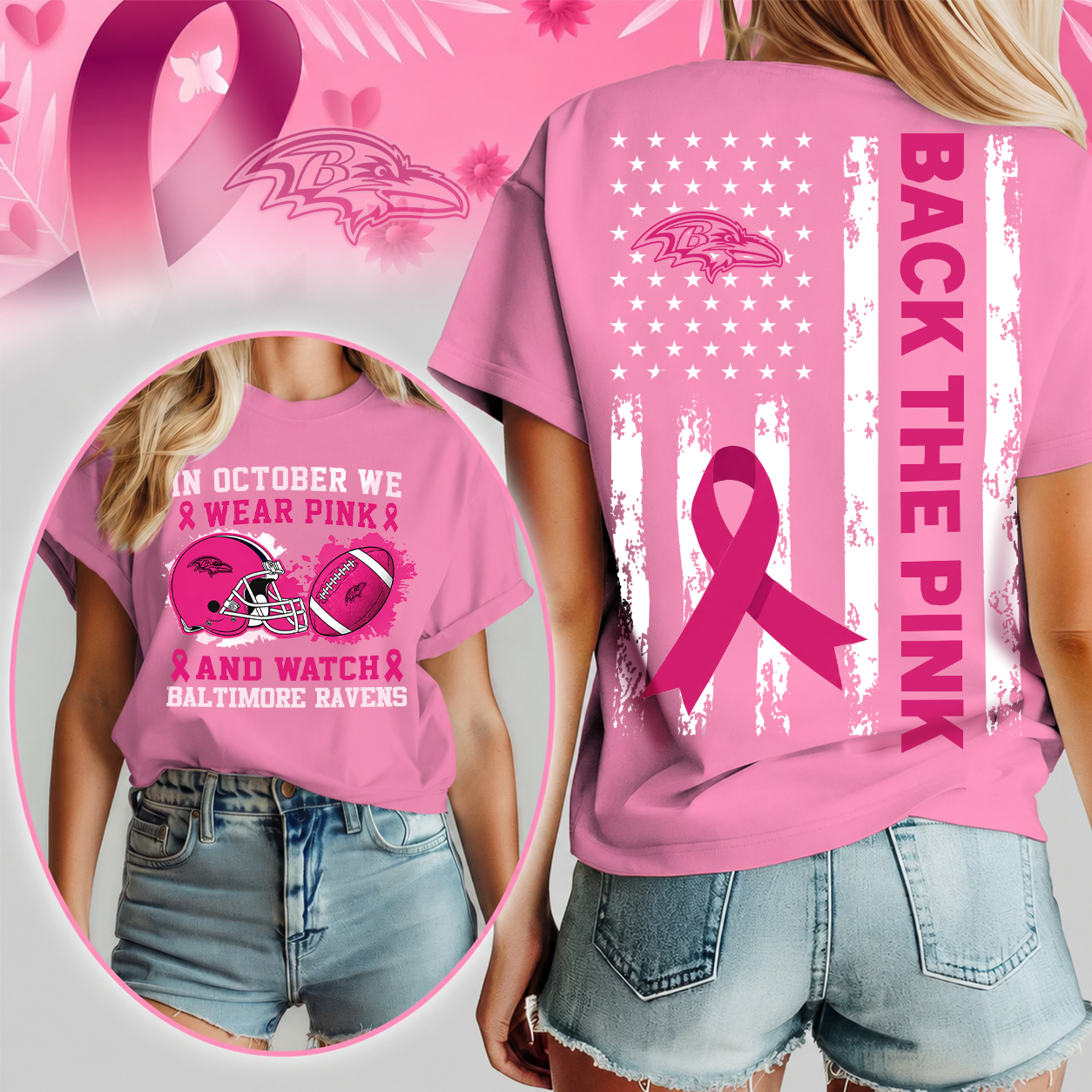 BR x Pink Out Breast Cancer Shirt