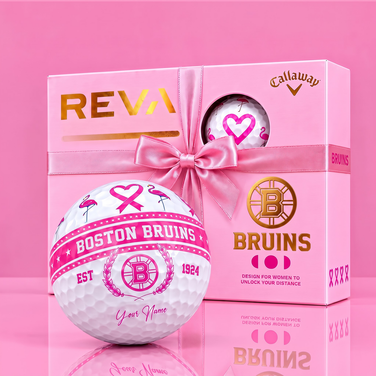 CALLAWAY REVA X PREMIUM NHL BB DELUXE PERSONALIZED GOLF BALL FOR WOMEN TOURNAMENT LIMITED EDITION V2