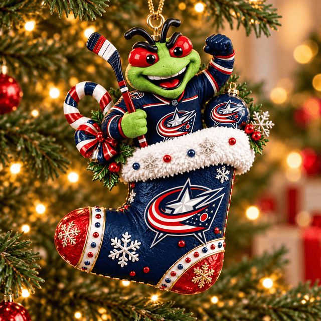 CBJ x NHL Ornament Christmas For Fan