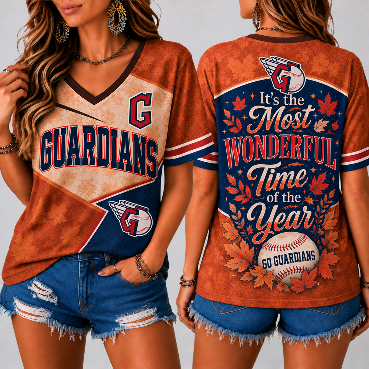 CG Premium MLB Fall Game Day V-Neck Shirt
