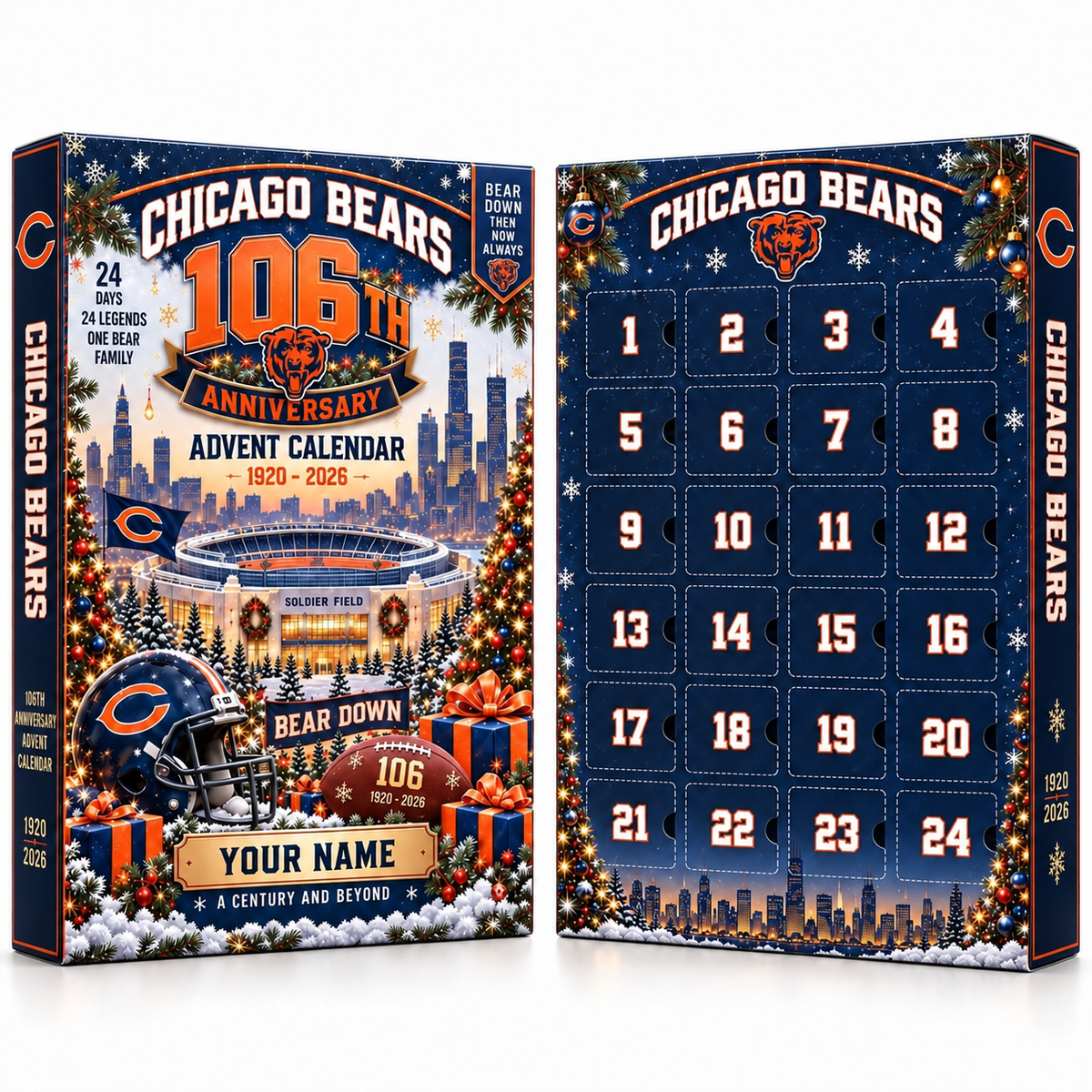 CHI x NFL 106th Anniversary 2026 Advent Calendar
