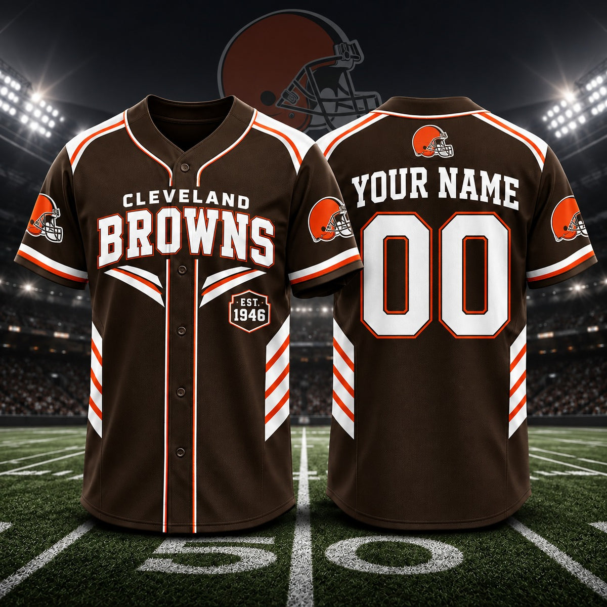 CLE Premium NFL Custom Name and Number Jersey