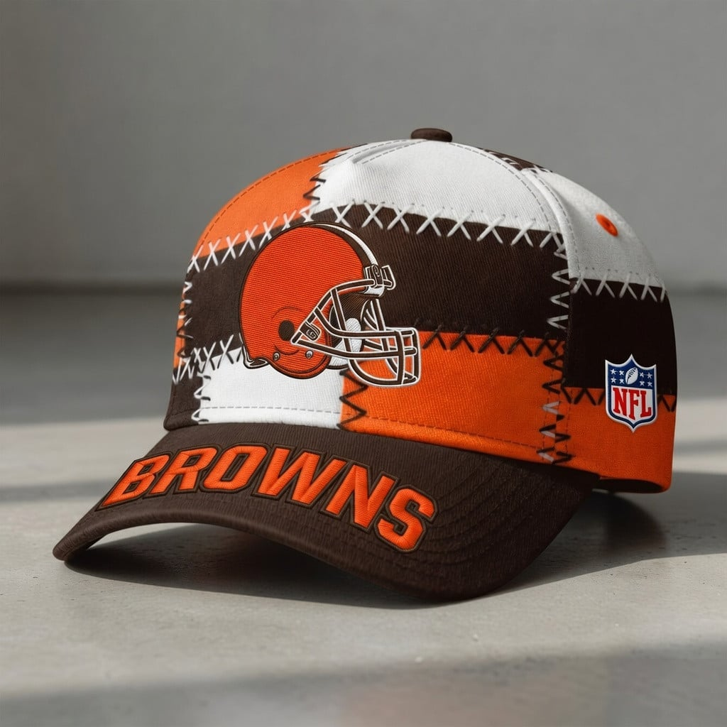 CLE x NFL Premium Patchwork Snapback