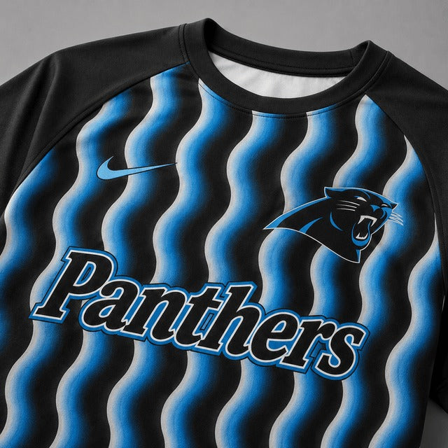 CP Premium NFL Retro Wavy Pattern Athletic T-Shirt