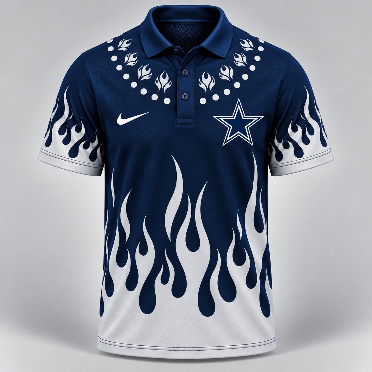 DC Premium NFL Flame Performance Polo Shirt