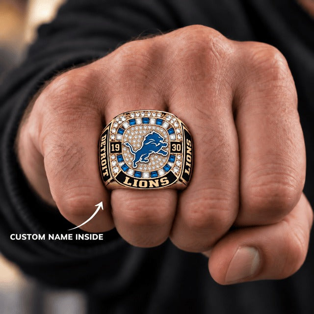 DL x NFL Men Ring Custom Name For Fan