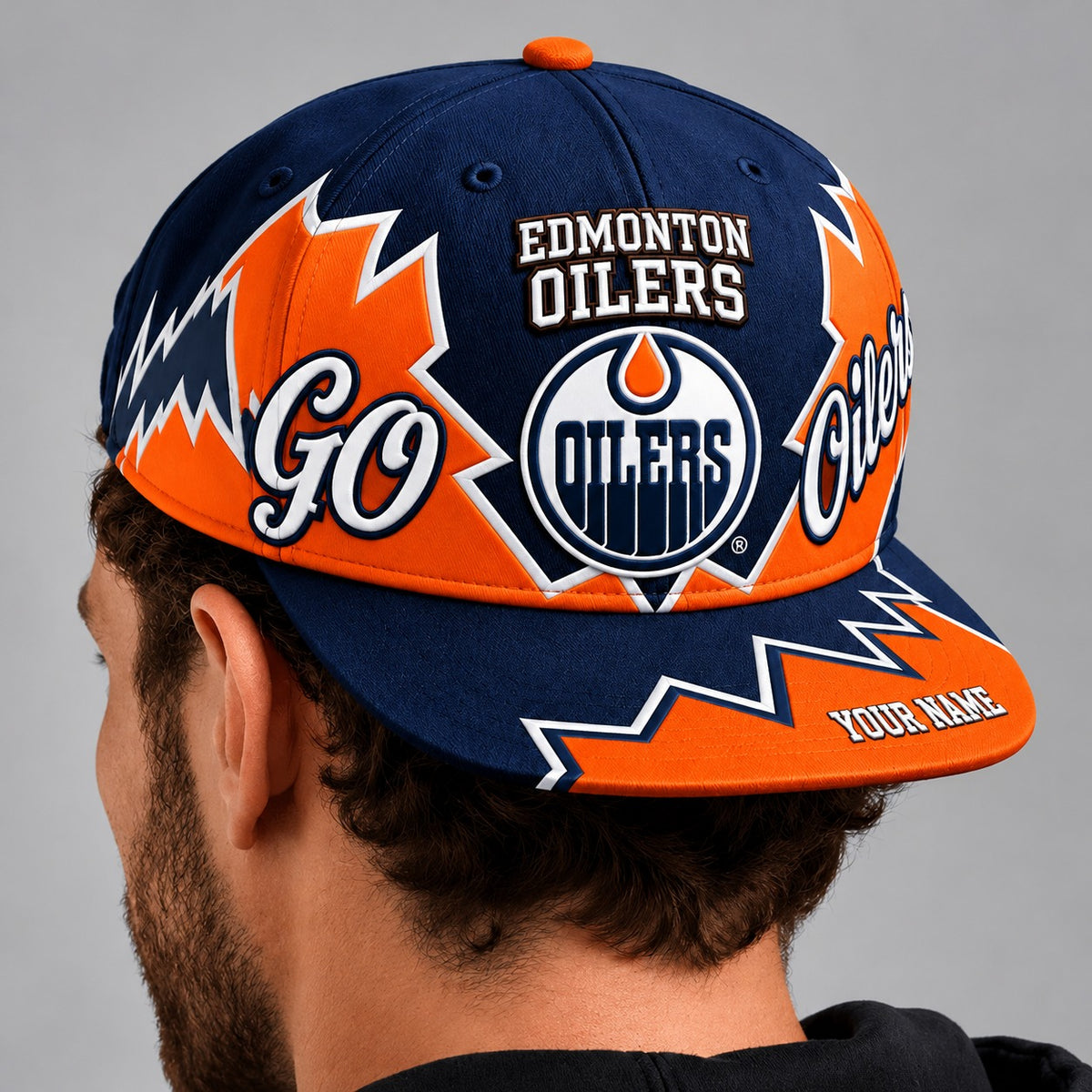 EO x NHL Premium Snapback Hat Personalized Gift For Fan Hockey Men Women