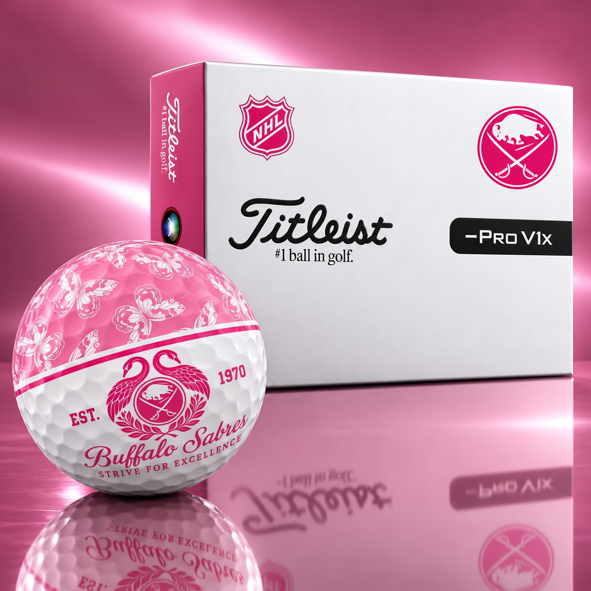 Exclusive Elegant NHL x BUF Golf Ball