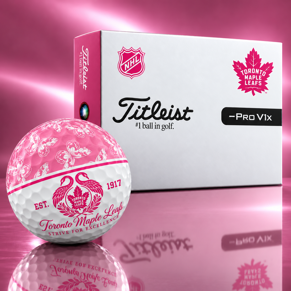 Exclusive Elegant NHL x TOR Golf Ball
