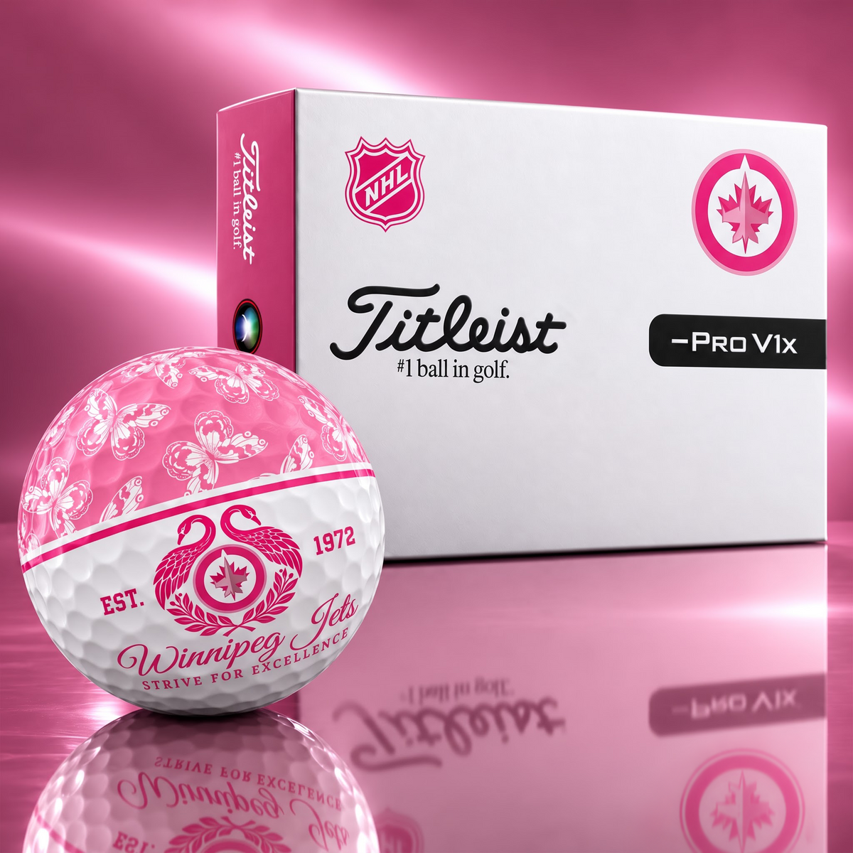 Exclusive Elegant NHL x WIN Golf Ball