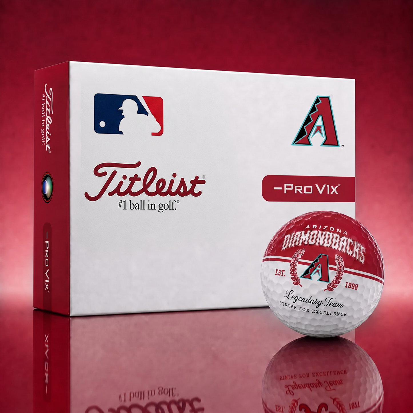 Exclusive MLB x ARI Legendary Team Golf Ball