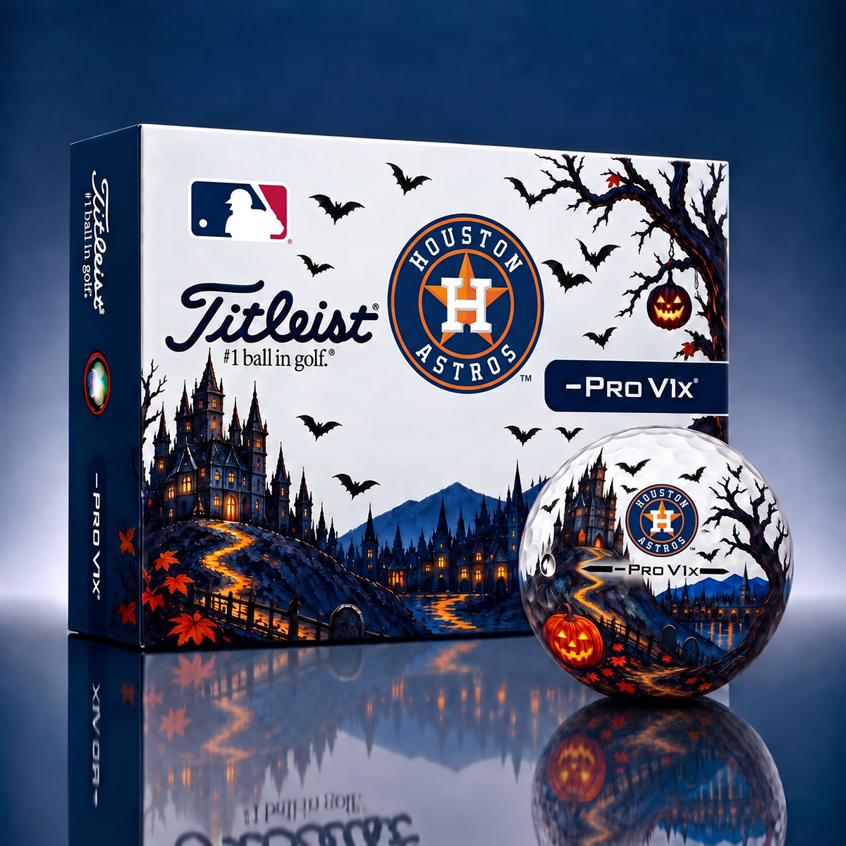 Exclusive MLB x HOU Halloween V3 Golf Ball HLP HLPHUONG 170926