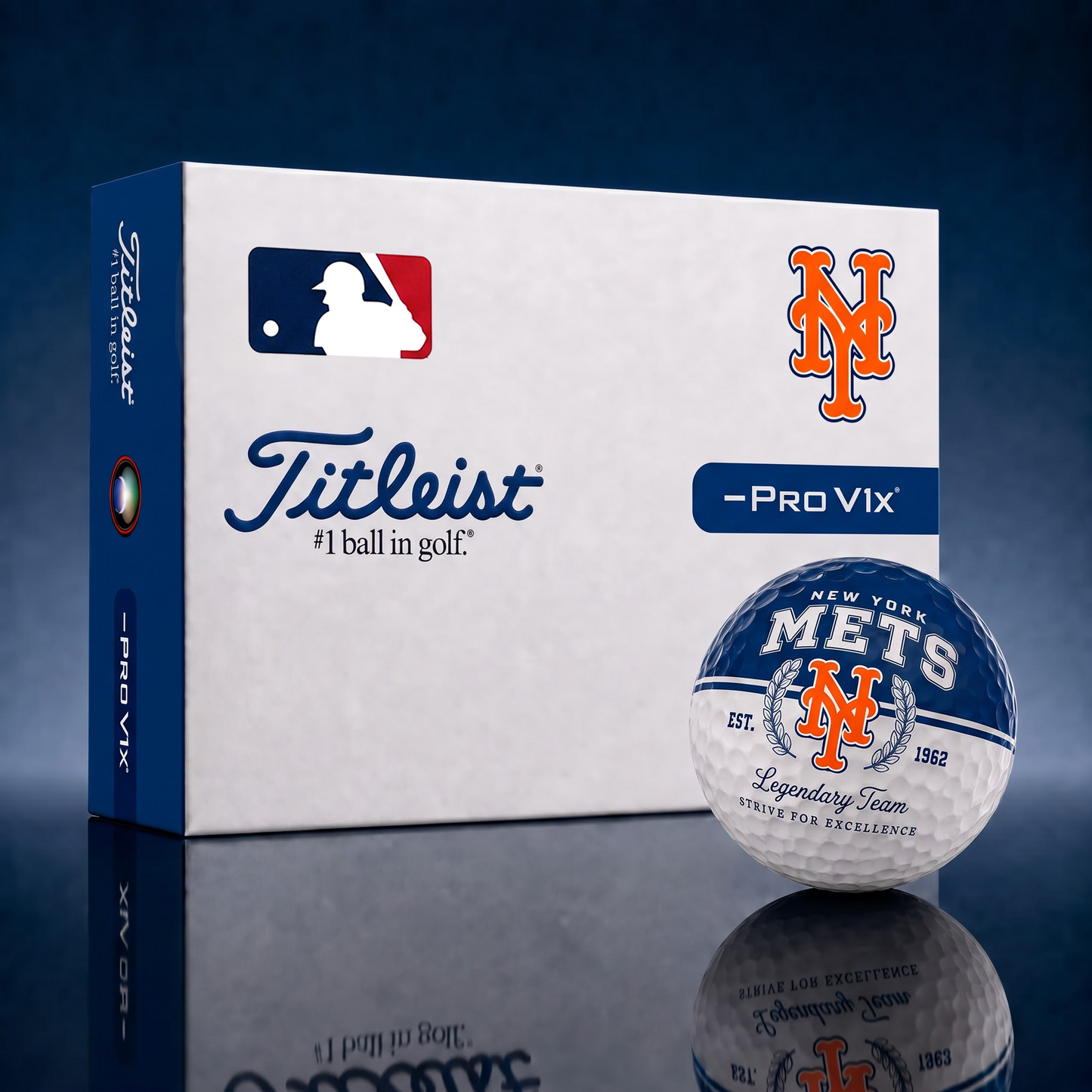 Exclusive MLB x NYM Legendary Team Golf Ball