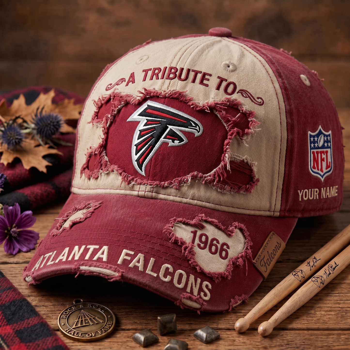 Exclusive NFL x ATL Personalized Name Cap