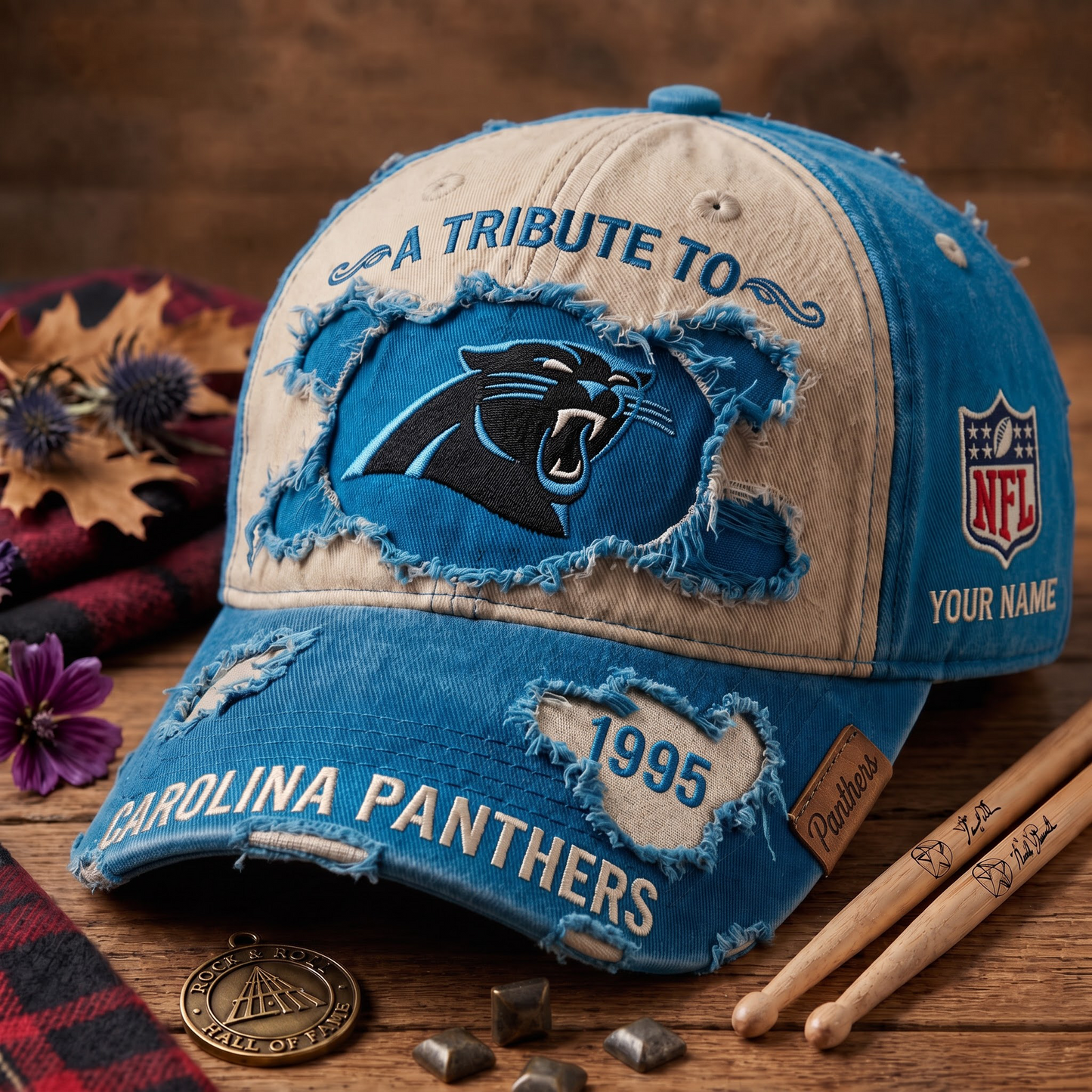 Exclusive NFL x CAR Personalized Name Cap