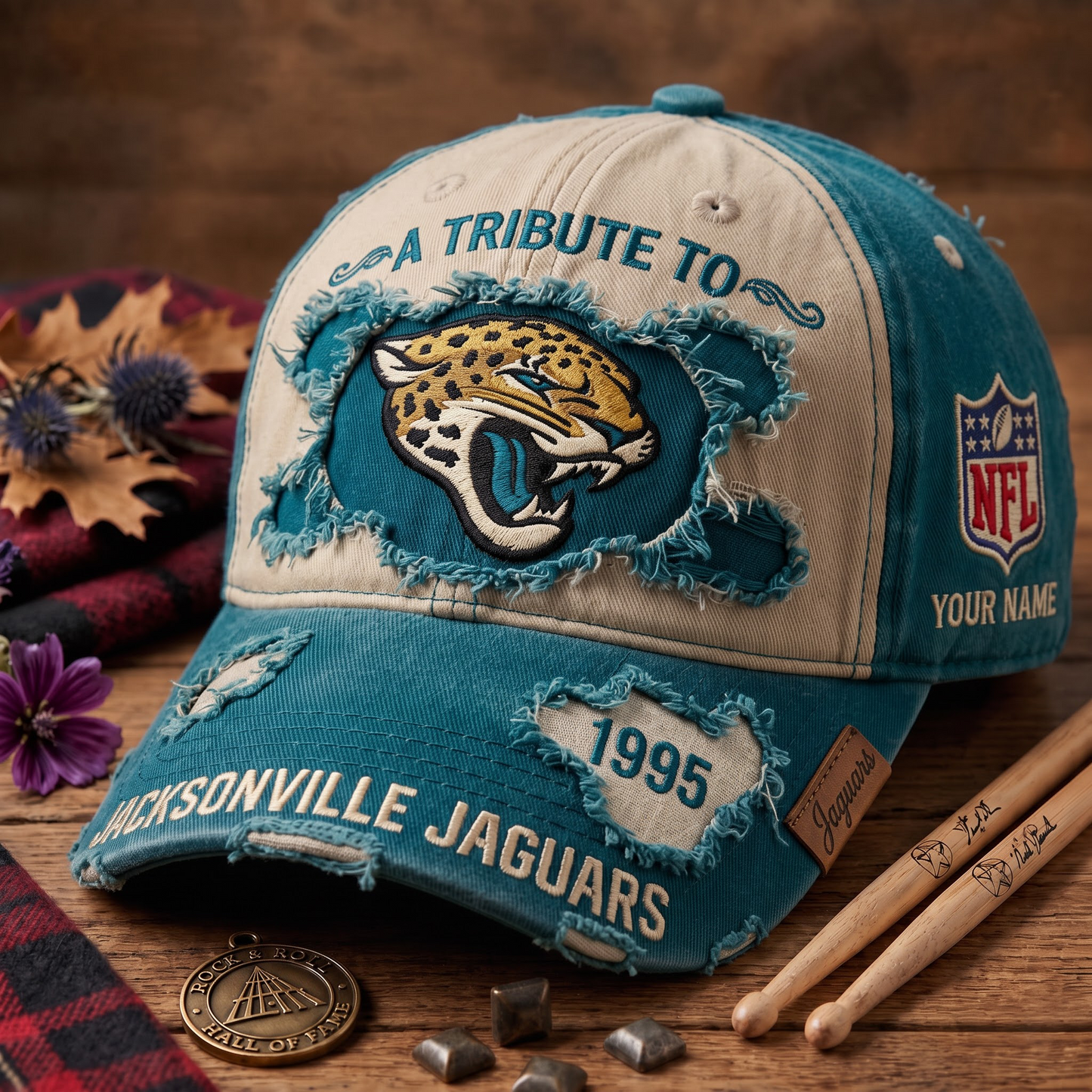 Exclusive NFL x JAX Personalized Name Cap