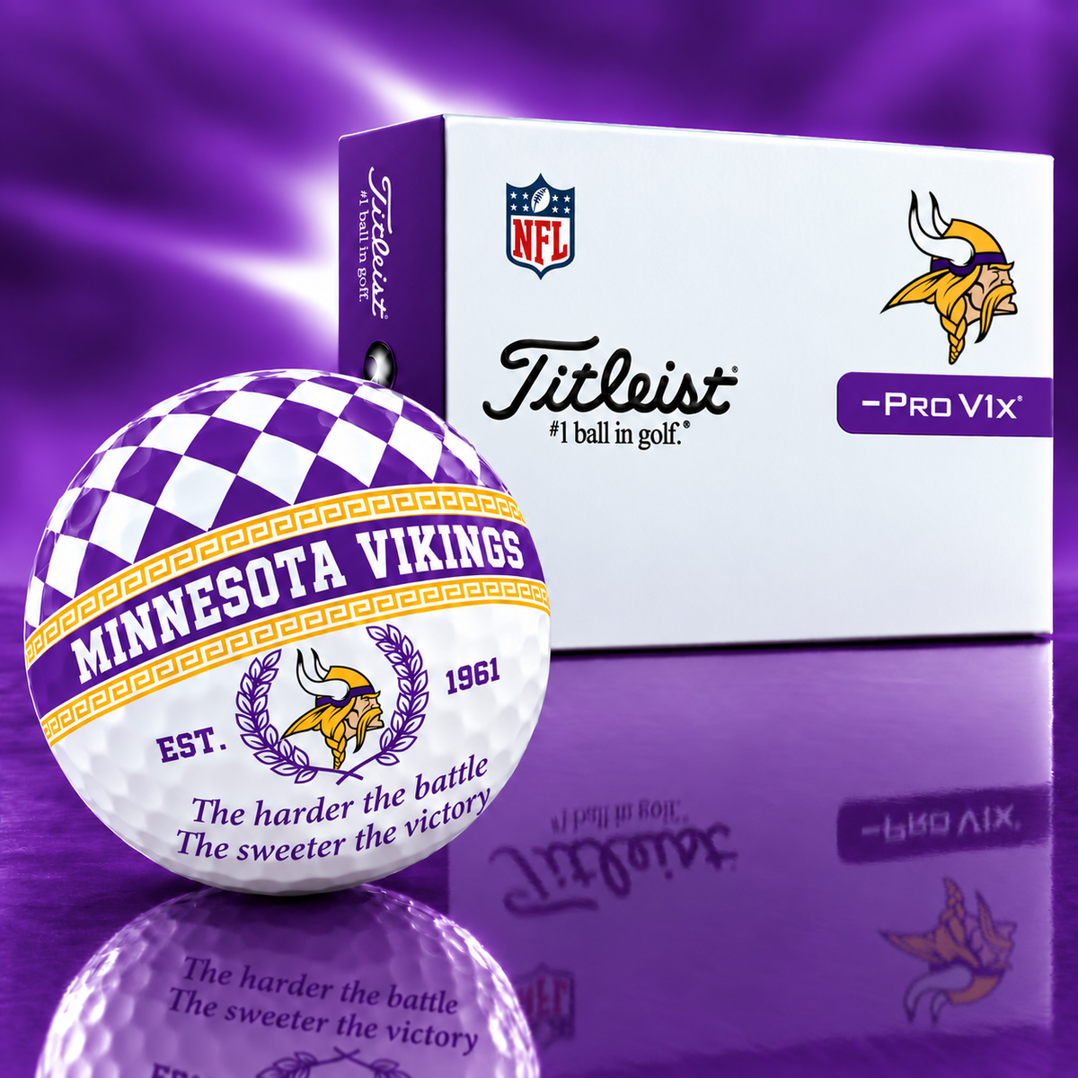 Exclusive NFL x MIN Sweeter Victory V2 Golf Ball