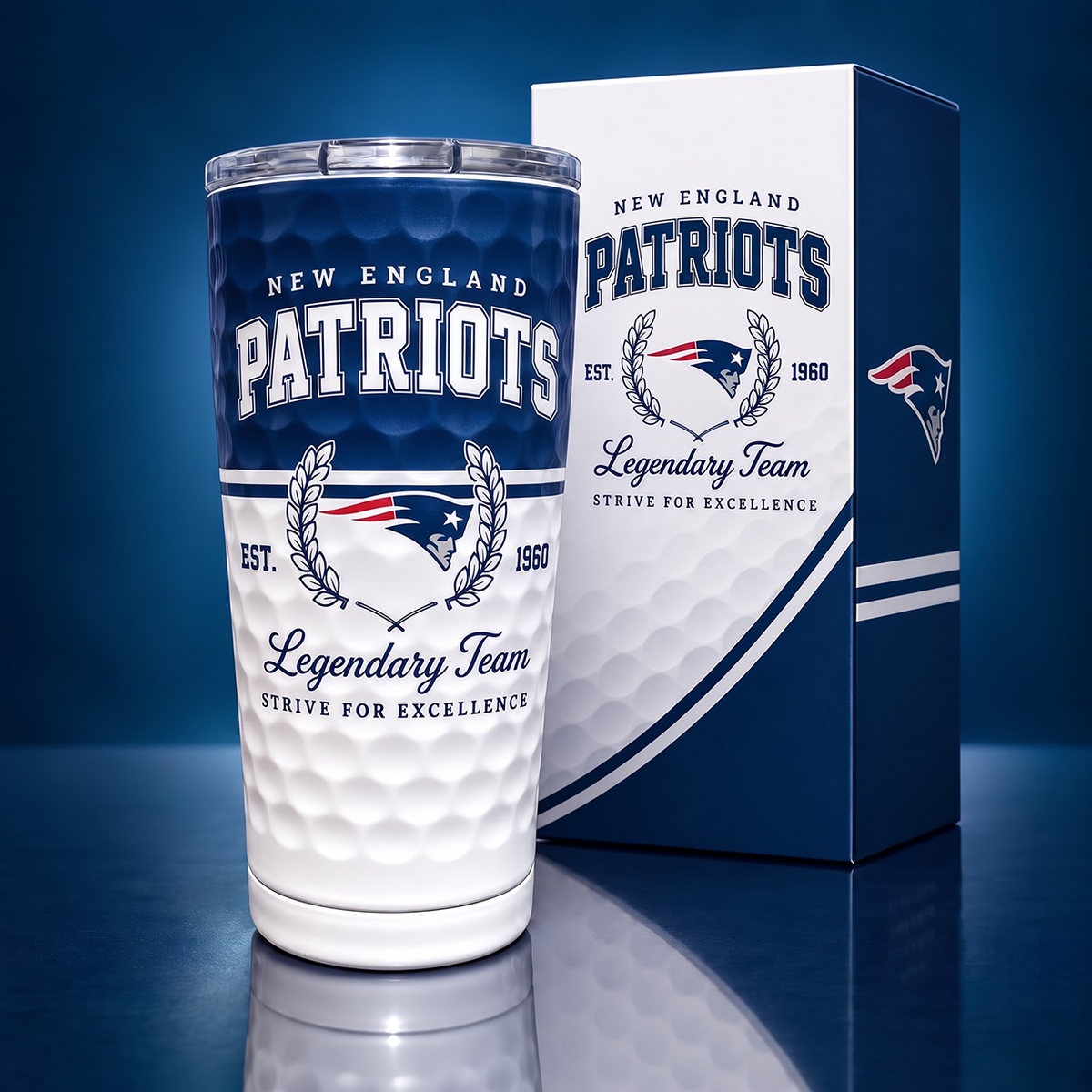 Exclusive NFL x NE Legendary Team Golf Tumbler