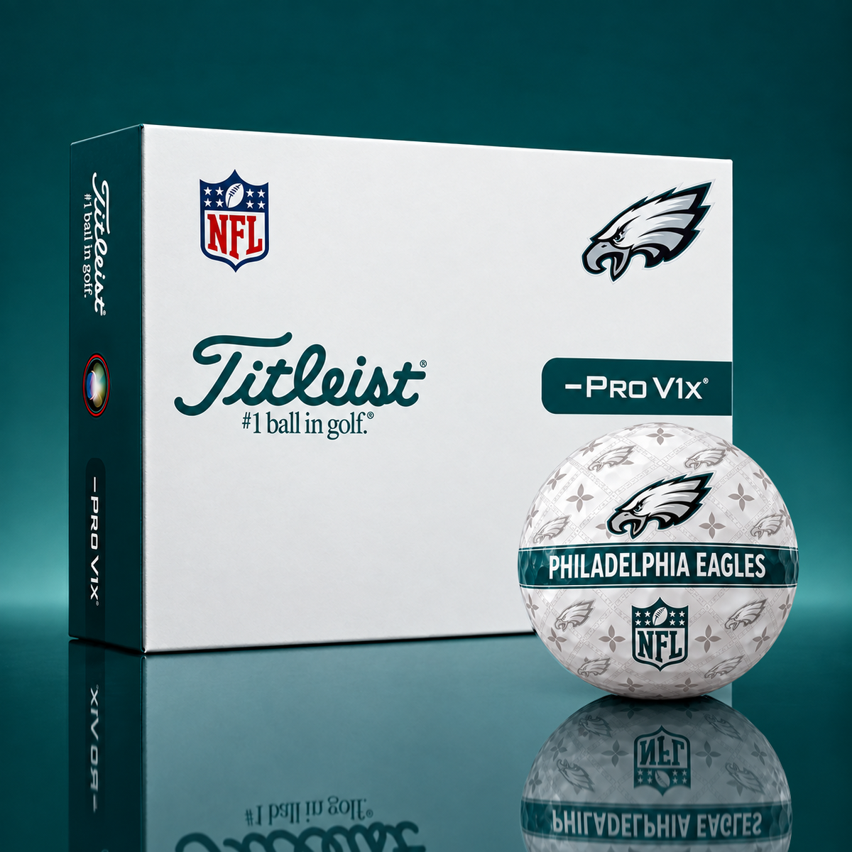 Exclusive NFL x PHI Pattern Golf Ball