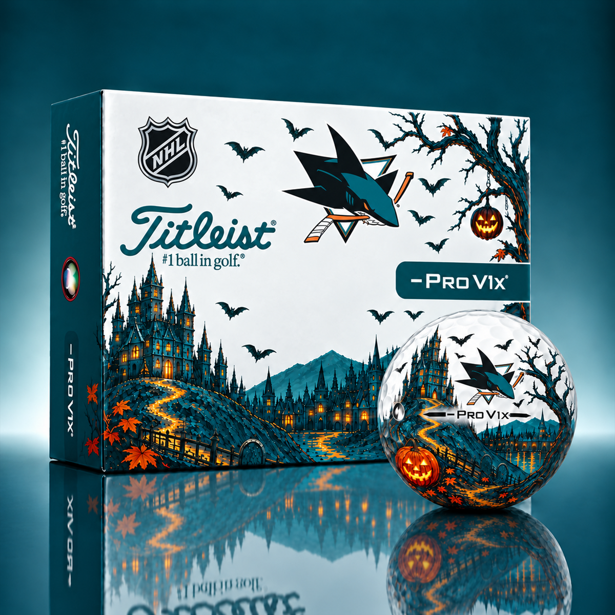 Exclusive NHL x SJ Halloween V3 Golf Ball