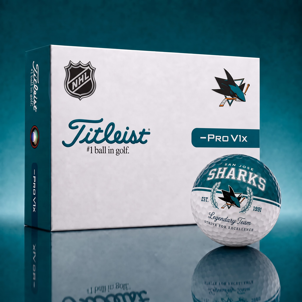 Exclusive NHL x SJ Legendary Team Golf Ball