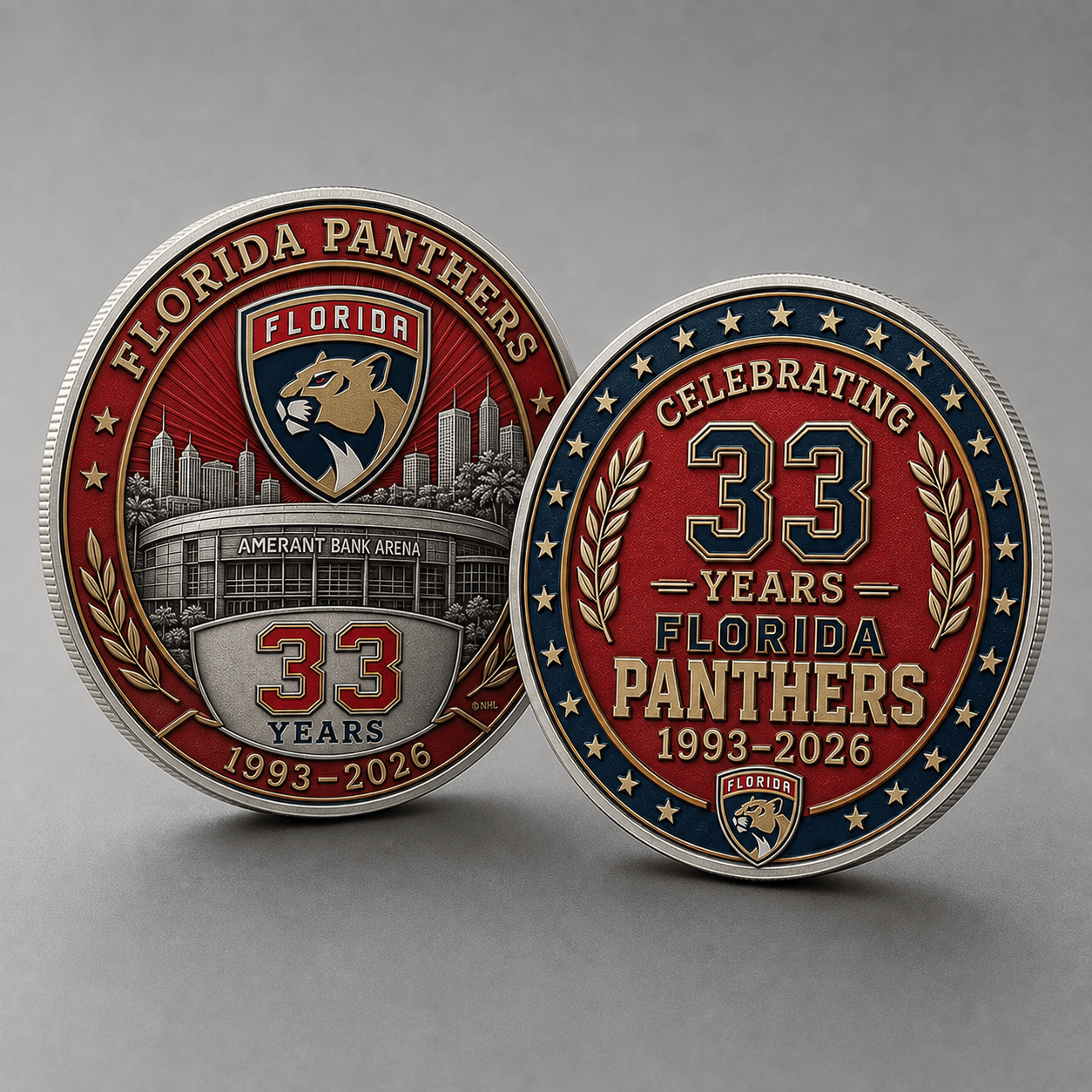 FP Premium NHL Anniversary Commemorative Challenge Coin