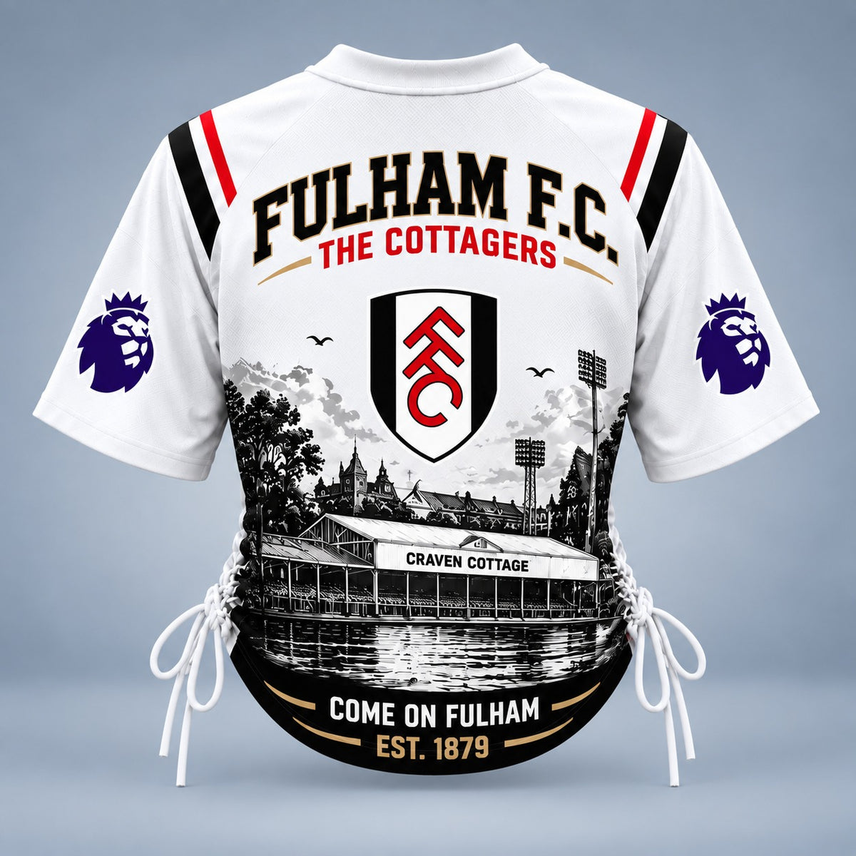 FUL Premium EPL Game Day Women Lace-Up Jersey Shirt