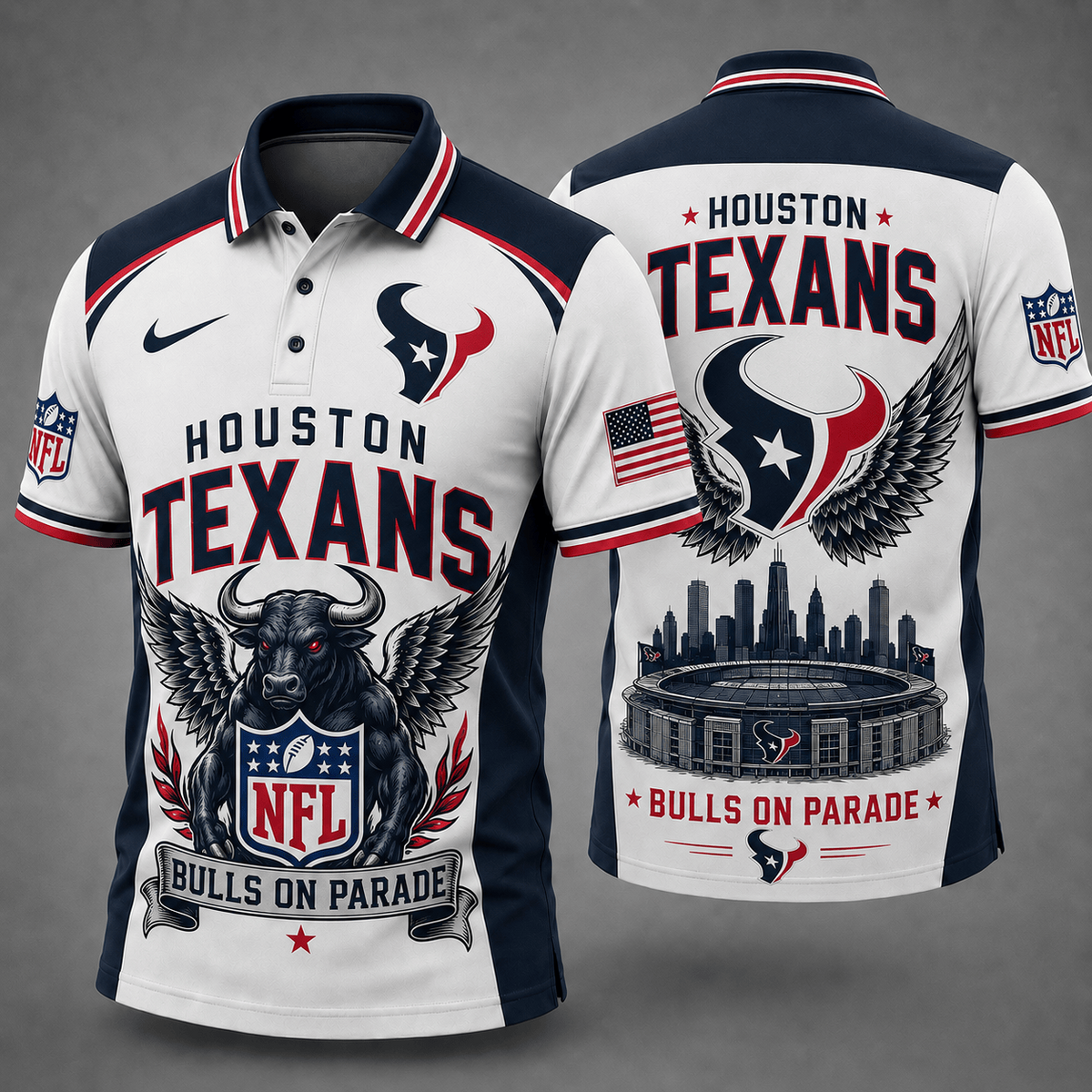 HT Premium NFL Winged Pride Polo