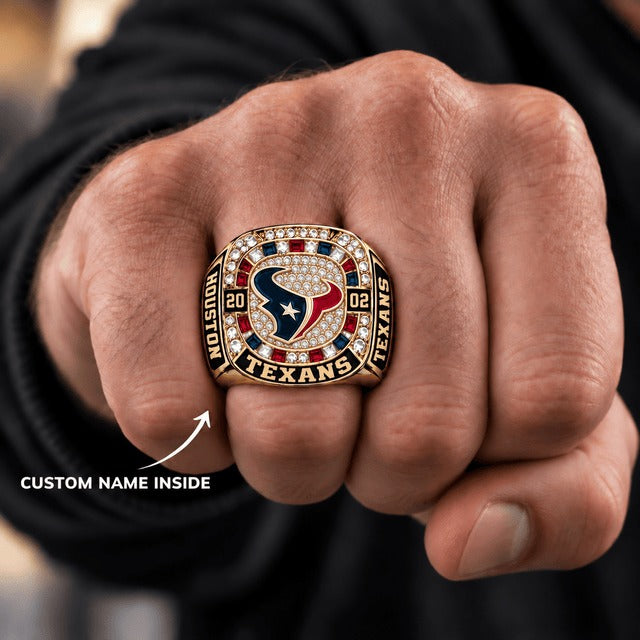 HT x NFL Men Ring Custom Name For Fan