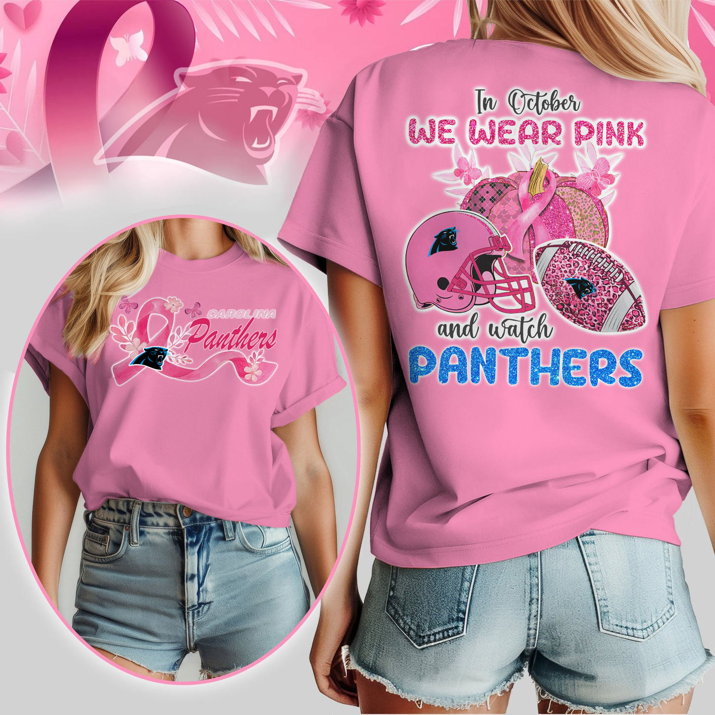 In October We Wear Pink And Watch CP Shirt 300626
