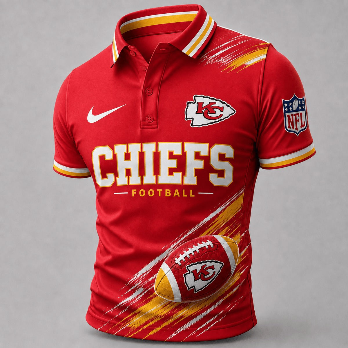 KCC Premium NFL Dynamic Gridiron Style Polo