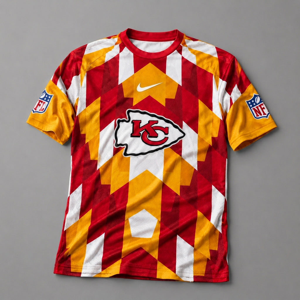 KCC x Premium NFL Geometric Fan Performance T-Shirt