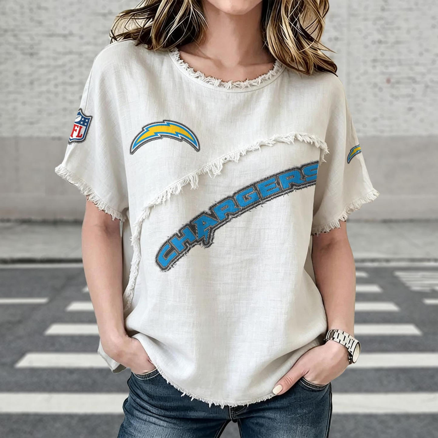 LAC x NFL Women’???s Vintage O-Neck 2905 DatND DVT