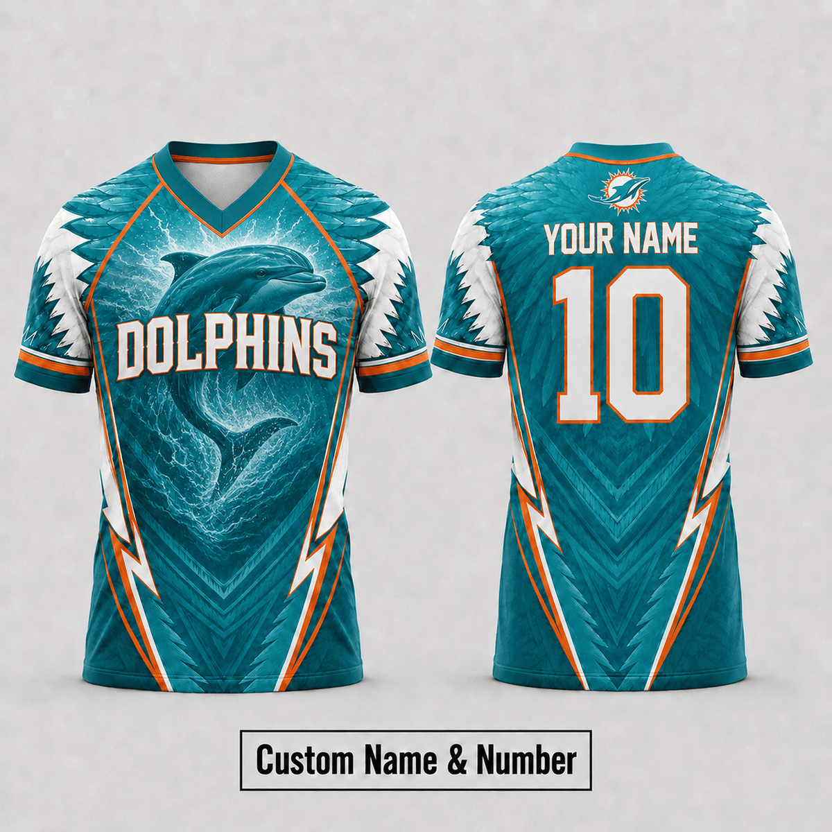 MD Premium NFL Custom Name And Number Jersey For Fierce Football Fans