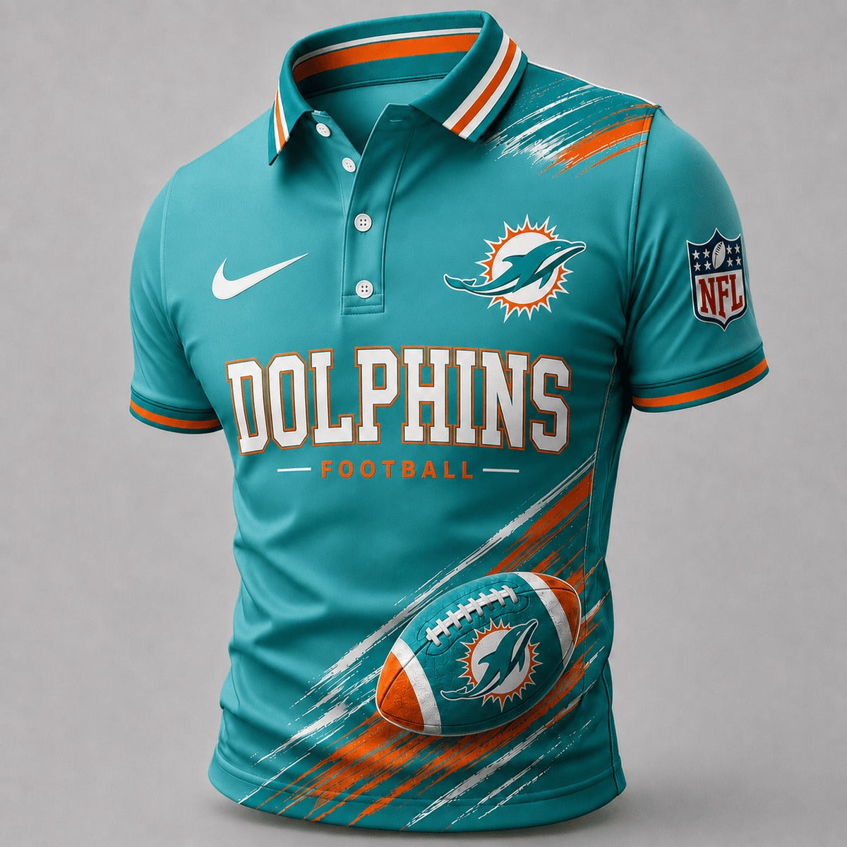 MD Premium NFL Dynamic Gridiron Style Polo