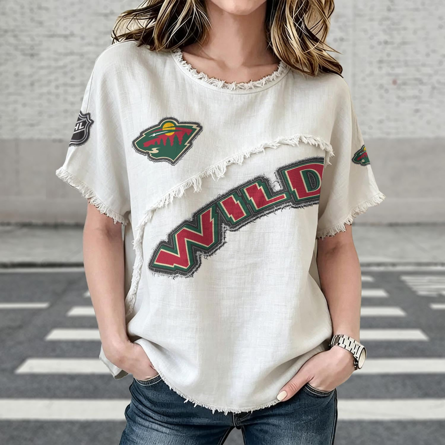MIN x NHL Women’???s Vintage O-Neck 2905 DatND DVT