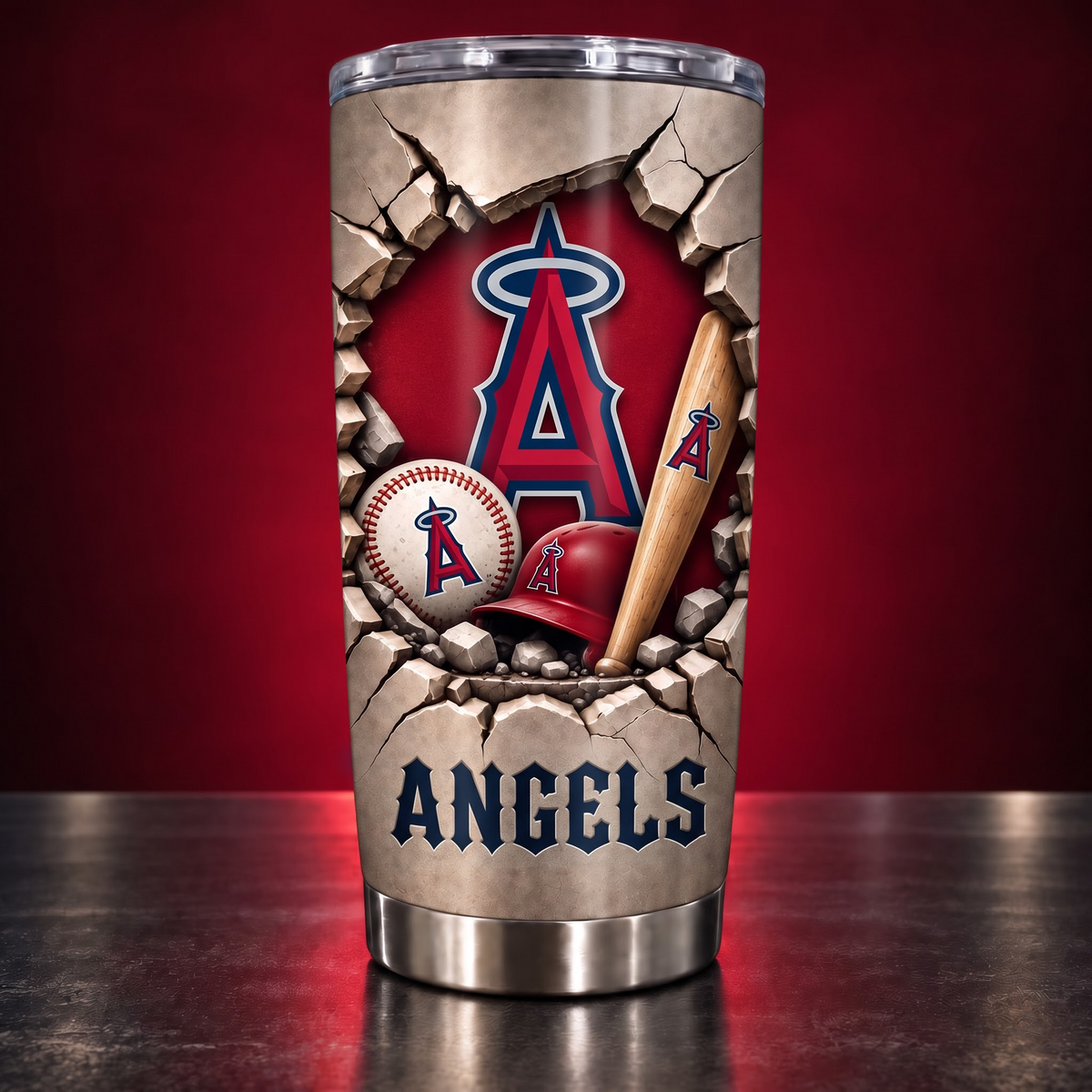 MLB x LAA Baseball Tumbler