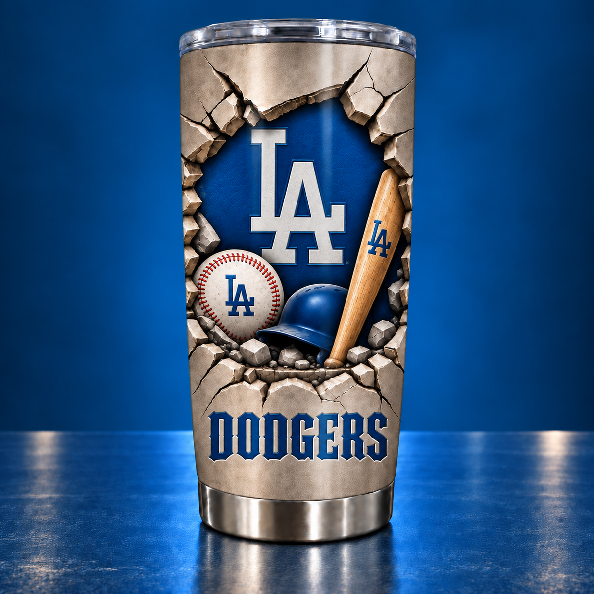 MLB x LAD Football Tumbler