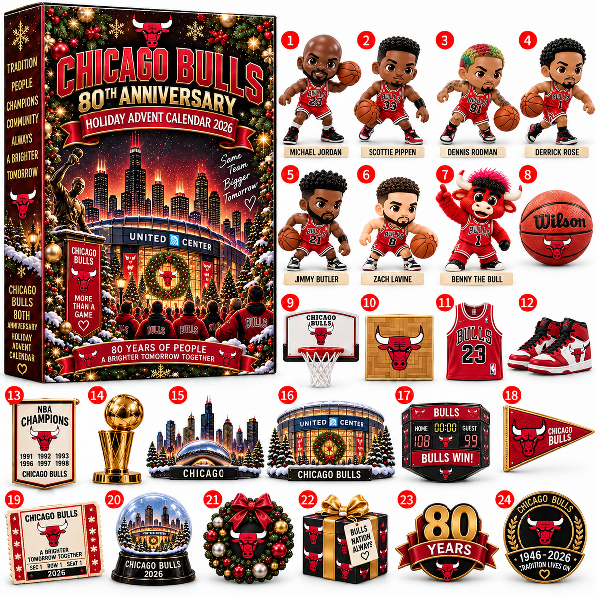 NBA x CHI Christmas 2026 Advent Calendar