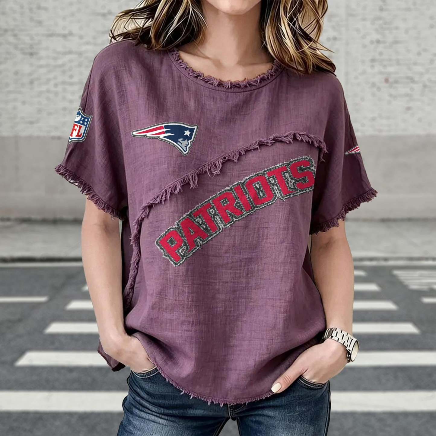 NE x NFL Women’???s Vintage O-Neck 2905 DatND DVT