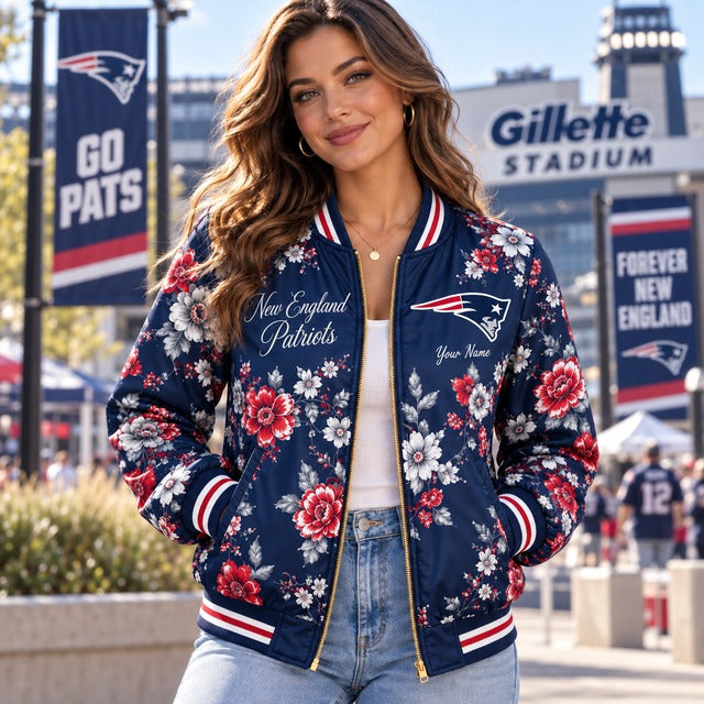 NEP NFL Baseball Jacket Custom Name For Fan