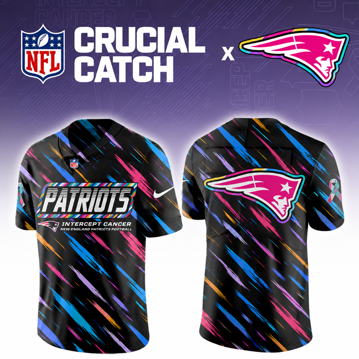 NEP x NFL Crucial Catch Football Jersey