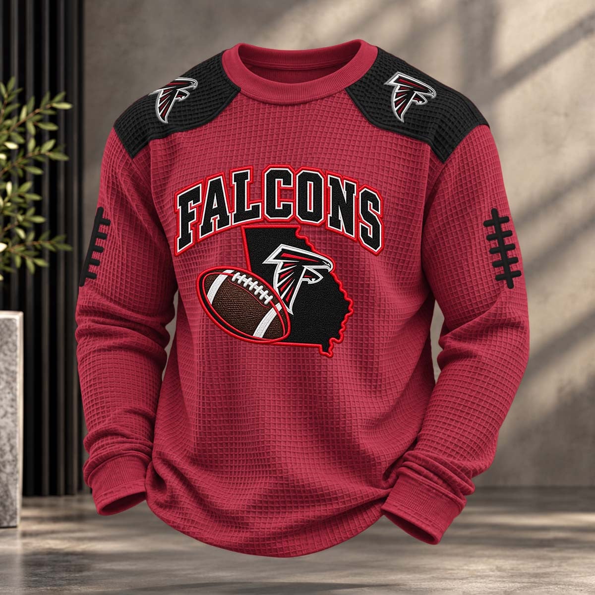 NFL x ATL Team Color Waffle Sweatshirt