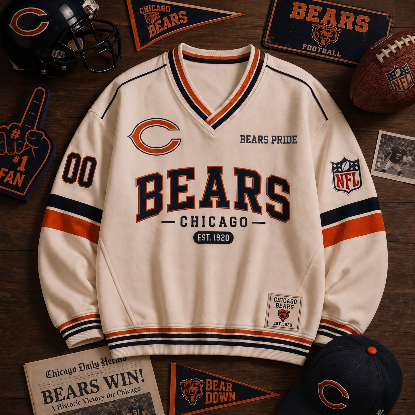NFL x CHI Ivy League Sweater