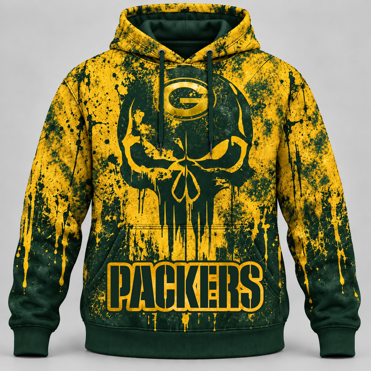 NFL x GB Skull Team Color Premium Hoodie