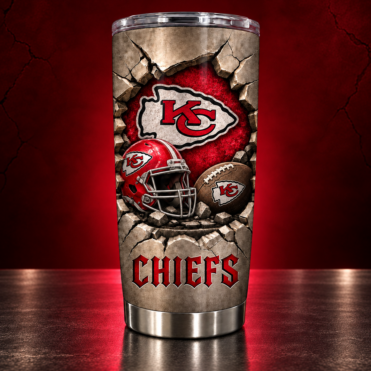 NFL x KC Football Tumbler
