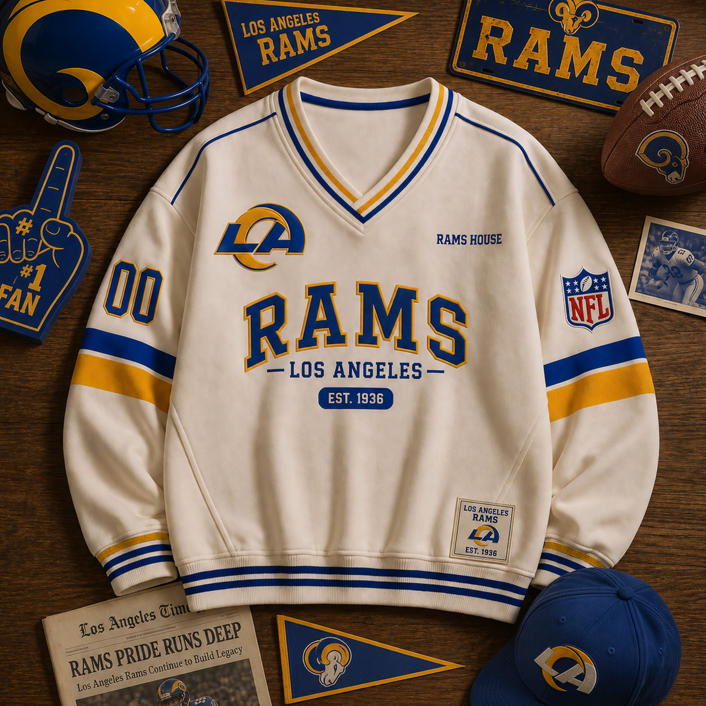 NFL x LAR Ivy League Sweater
