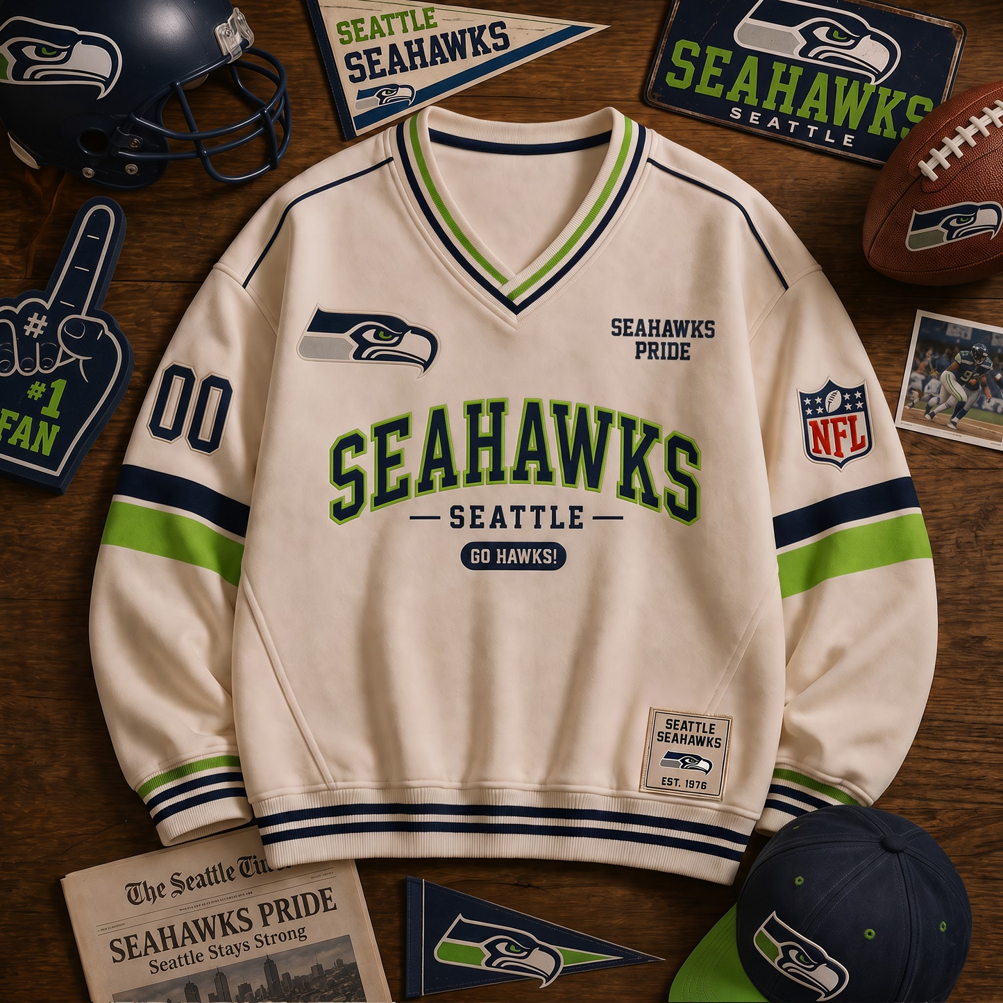 NFL x SEA Ivy League Sweater